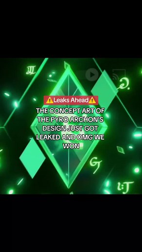 Leaked Concept Art of Pyro Archon's Design - Genshin Impact