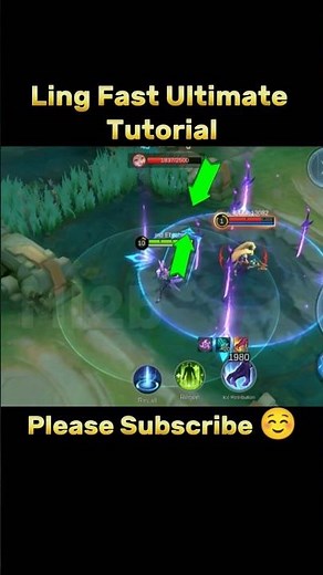 Ling Fast Ultimate Tutorial mobile legends #ml2b #ling #mlbb #tutorial #mobilelegends