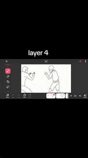 how to draw fighting scene on flipaclip