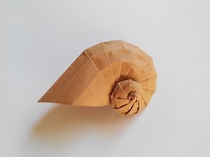 Ракушка оригами (Tomoko Fuse), shell origami