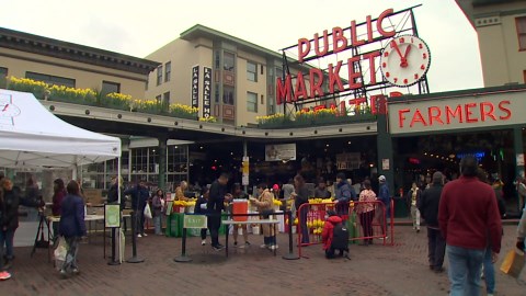 Friday is annual Daffodil Day at Pike Place Market