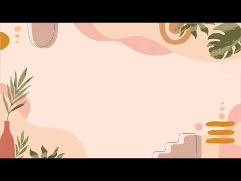 hand drawn boho background loop - aesthetic background free use