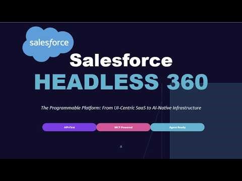 Salesforce Just Killed the Browser: The Headless 360 Revolution