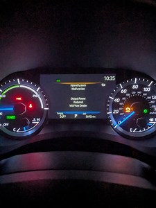 Hybrid System Malfunction, Check engine, AWD malfunction...