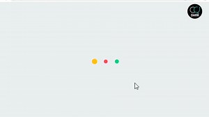 3 Dots Loading Animation Html & CSS