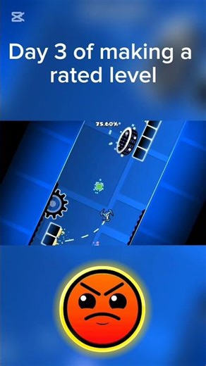Day 3 of making a rate worthy level #geometrydash