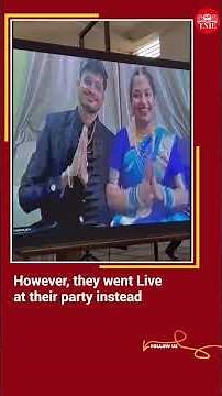 Newlyweds attend their reception online amid IndiGo flight cancellation