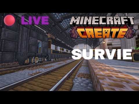 🔴 LIVE Create Mod Survie Multijoueur ! ⚙️🚆 Minecraft Moddé