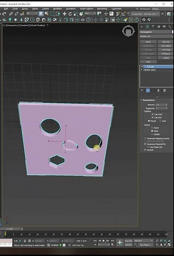 EXTRUDE SPLINES IN ONE CLICK IN 3DS MAX TIPS AND TRICKS #gfxmentor graphic design
