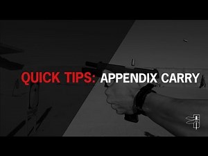 Quick Tip: Concealed Carry Appendix