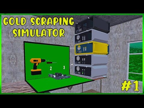 Gold Scrapping Simulator - Recycling Old Electronics For Gold - Episode#1