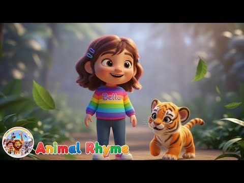Tiger Tip Toe Song | Sing with Bella & Fun Action Rhyme for Kids