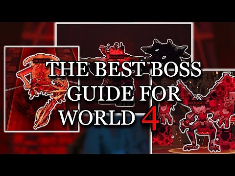 BEST GUIDE FOR ALL WORLD 4 BOSSES IN PIXEL BLADE | #pixelblade #roblox