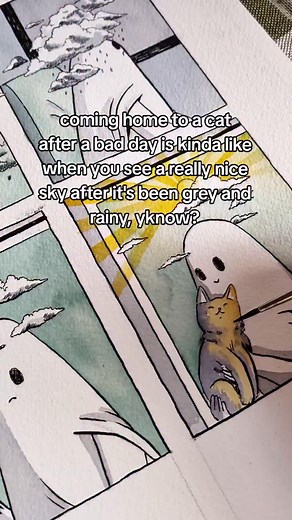 I just really like making comics about cats | The Sad Ghost Club