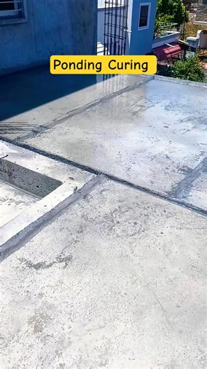The Secret to 100% Concrete Strength! 🏗️ | Ponding Curing #CivilEngineering