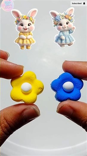 Yellow🌟 and Blue 🐦 Clay Mixing | Satisfying ASMR Play Clay | Viral Clay Art Short