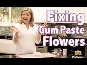 How to Repair Gumpaste Flowers | Cake Tutorial