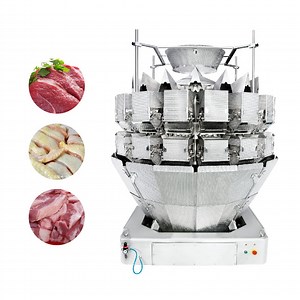 16 Head Multi Heads Multihead Weigher Meat Packaging Machine Precision Engineered for The Meat Industry