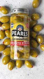 Firm and crunchy? ✅ Packed with flavor? ✅ Real pimento pepper strips? ✅ Check your new go-to off your grocery list at Amazon! https://tinyurl.com/y2nc2e5y | Pearls Olives | Facebook
