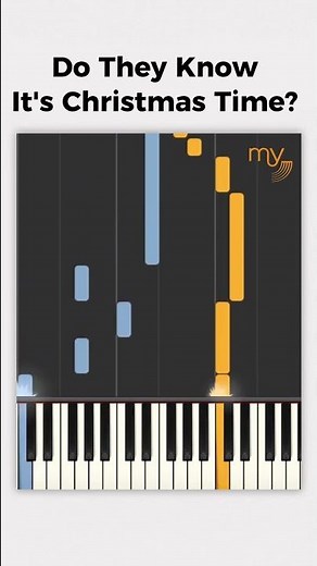 Do They Know It's Christmas Time? - Piano tutorial
