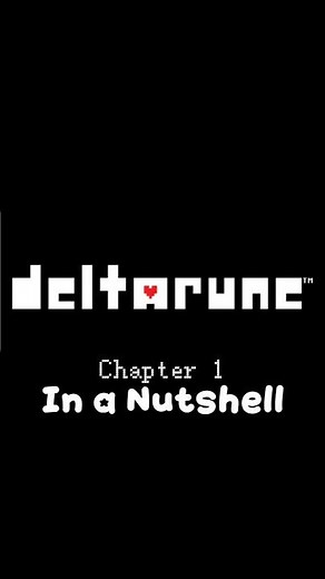 DELTARUNE Chapter 1 In a nutshell #deltarune #undertale #tobyfox #krisdeltarune #deltarunechapter1