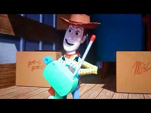 Toy Story (1995) - Scud vs Woody, Buzz Chase Scene
