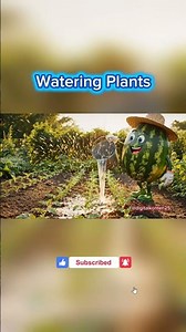 Watermelon Watering Plants #digitalkonten25 #funny