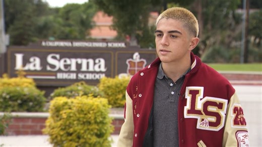 Blind high school wrestler defies the odds