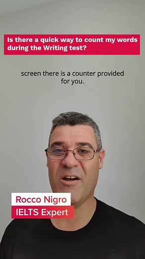 ❓Did you know? In the IELTS on computer test, you don't have to worry about counting the words in the Writing test. There is a digital counter provided in the system so that you don't have to count your words. | IELTS by IDP
