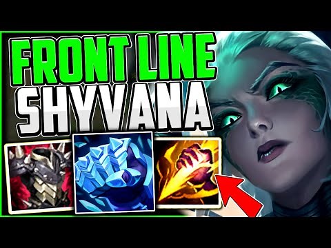 FRONTLINE SHYVANA FOR BEGINNERS👌 (BEST TANK SHYV BUILD) | How to Play Shyvana Season 13