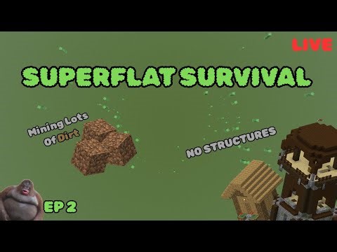 Superflat Survival NO STRUCTURES │Java EP 2