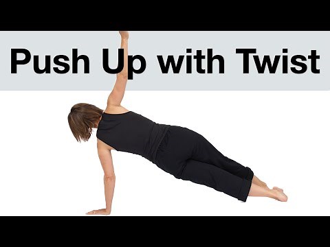 Push Up with Twist or Rotation