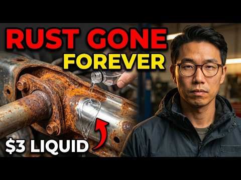 $3 Liquid KILLS ALL Rust. PERMANENTLY. No Mechanic. No Shop. BIG AUTO BURIED THIS.