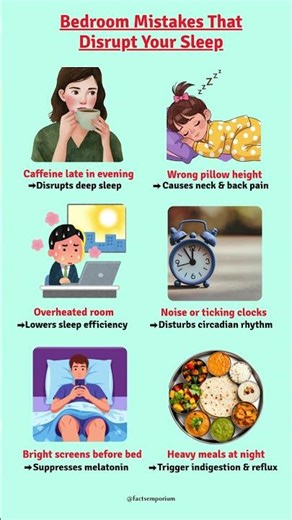 Bedroom Mistakes That Destroy Your Sleep Quality | Improve Deep Sleep Naturally #healthylifestyle