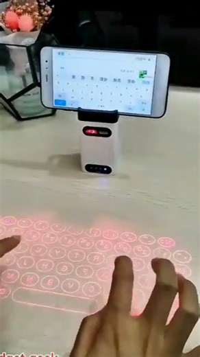 Future Tech: Laser Keyboard 😱⌨️ | Virtual Keyboard Explained #amazonfinds