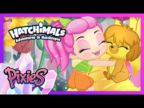 Flower Power! The Pixie Perfect Start to Adventures in Hatchtopia: Pixies! Hatchimals Cartoons
