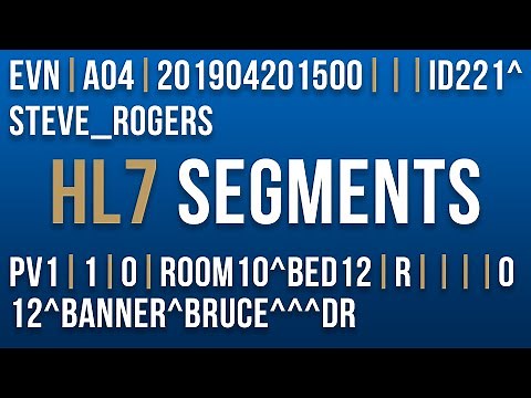 HL7 Tutorial for Beginners Part 4 - HL7 Segments