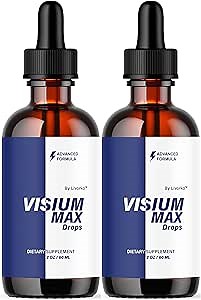 (2 Pack) Visium Max Drops - Visium Max Drops Health Support Supplement, All Natural Premium Advanced Liquid Formula Drop for Overall Wellness and Support Health, 2 Bottles for 2 Months
