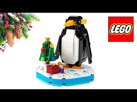LEGO 🐧 Seasonal 40498 Christmas Penguin 🐧 SPEED BUILD