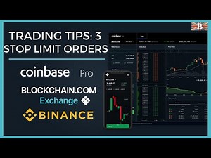Crypto Trading Tip 3: Stop Limit Orders Explained - Coinbase Pro & Binance