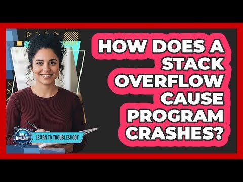 How Does a Stack Overflow Cause Program Crashes?