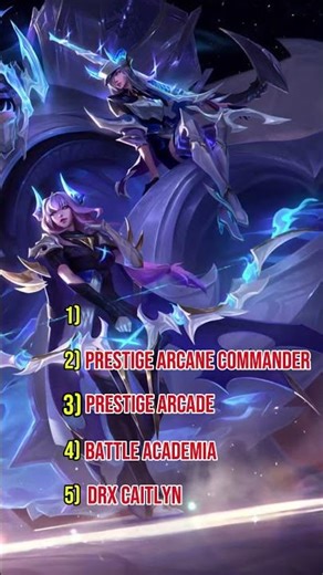 Ranking Caitlyn Skins #leagueoflegends #ranking