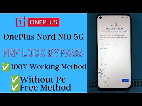 OnePlus Nord N10 5G Frp Bypass 100% free Method without Pc|Frp Bypass| How to bypass Google account