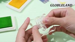 GLOBLELAND Fall Thanksgiving Happy Harvest Clear Stamps for Cards Making Autumn Pumpkin Word Silicone Stamp Seals Transparent Stamps for DIY Scrapbooking Photo Album Journal Home Decoration