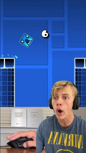 Geometry Dash: Frame Perfect Jump? #shorts #gaming