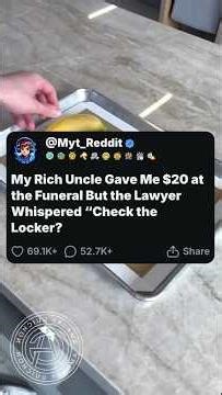 My Rich Uncle Gave Me $20 at the Funeral But the Lawyer Whispered “Check the Locker?