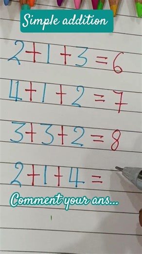 Simple addition 🤔#maths #mathstricks #addition #mathsab70#mathskabhoot