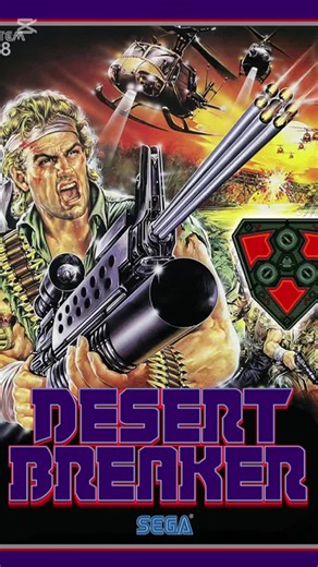 Released exclusively on the Sega System 18 arcade board in 1992, Desert Breaker is a military-themed, overhead run-and-gun shooter that supports up to three players simultaneously. Players select one of three secret operatives tasked with clearing an enemy force from a disputed territory, with a storyline vaguely set during a conflict influenced by Operation Desert Storm, even featuring a depiction of Saddam Hussein in the background of an early level. The gameplay mechanics heavily mirror those