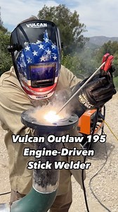 61K views · 235 reactions | The #Vulcan Outlaw Engine-Driven Stick #Welder uses inverter technology to deliver 195 max amps of DC output for smooth, high-quality welds. #welders #weld #stickwelder #fabrication #HarborFreight | Harbor Freight | Facebook