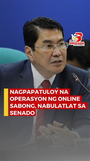 Nagpapatuloy na operasyon ng online sabong, nabulatlat sa Senado//Senador Raffy Tulfo, hinamon ang awtoridad na ipasara ang e-sabong nina Pineda at Bernos | via ANNE CORTEZ | 105.1 Brigada News FM Manila